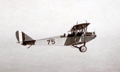 A Curtiss JN-4 (Jenny) of the type Lindbergh flew here. image. Click for full size.
