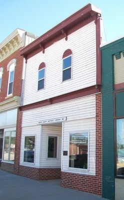 Hunter Building and Marker. Click for full size. Hunter Building and Marker image. Click for full size.