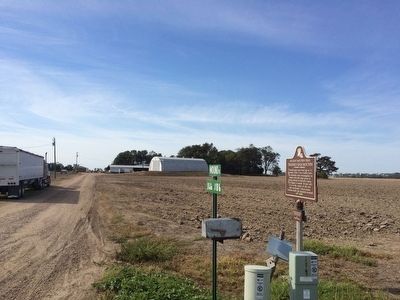 View of marker and mound in background.. Click for full size. View of marker and mound in background. image. Click for full size.