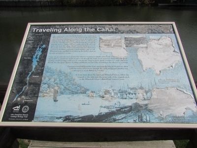 Traveling Along the Canal Marker image. Click for full size.
