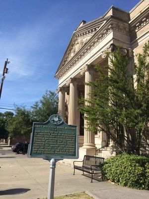 First National Bank Building & Marker. Click for full size. First National Bank Building & Marker image. Click for full size.