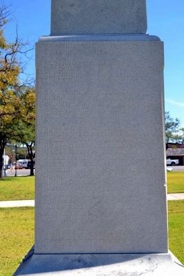 Right (West) Face of Memorial image. Click for full size.