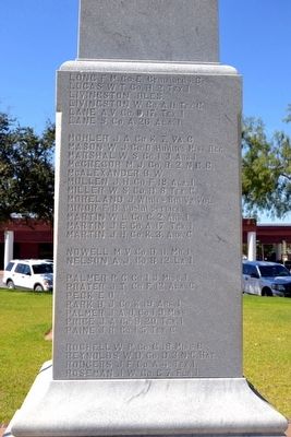 Left (East) Face of Memorial image. Click for full size.