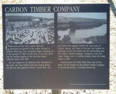 Carbon Timber Company Marker image. Click for full size.