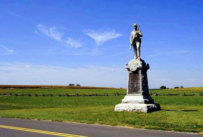 128th Pennsylvania Volunteer Infantry Monument. Click for full size. 128th Pennsylvania Volunteer Infantry Monument image. Click for full size.