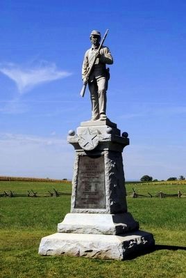 128th Pennsylvania Volunteer Infantry Monument. Click for full size. 128th Pennsylvania Volunteer Infantry Monument image. Click for full size.