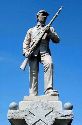 128th Pennsylvania Volunteer Infantry Monument. Click for full size. 128th Pennsylvania Volunteer Infantry Monument image. Click for full size.