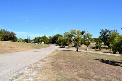 Marker in Goldthwaite City Park. Click for full size. Marker in Goldthwaite City Park image. Click for full size.