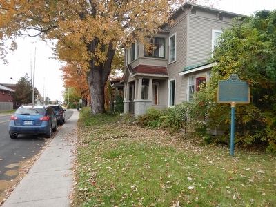 Wideview of Dr. Mahlon W. Locke Marker. Click for full size. Wideview of Dr. Mahlon W. Locke Marker image. Click for full size.