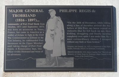Major General Philippe Regis de Trobriand Marker. Click for full size. Major General Philippe Regis de Trobriand Marker image. Click for full size.