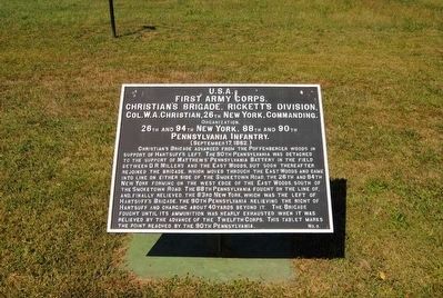 First Army Corps Marker image. Click for full size.