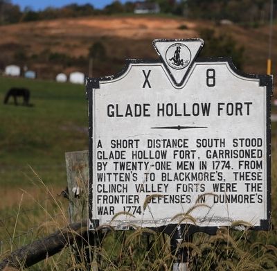 Glade Hollow Fort Marker image. Click for full size.