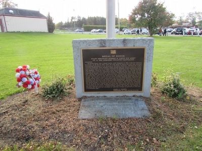 Sgt. Robert H. Dietz Medal of Honor Marker. Click for full size. Sgt. Robert H. Dietz Medal of Honor Marker image. Click for full size.