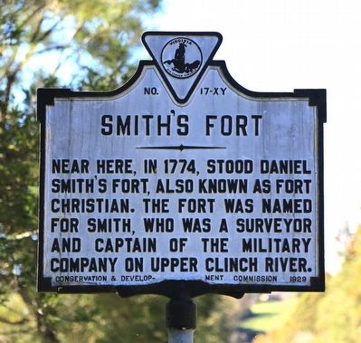 Smiths Fort Marker image. Click for full size.