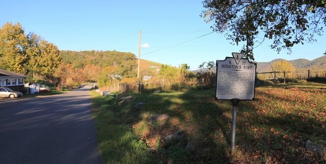 Houston’s Fort Marker. Click for full size. Houston’s Fort Marker image. Click for full size.
