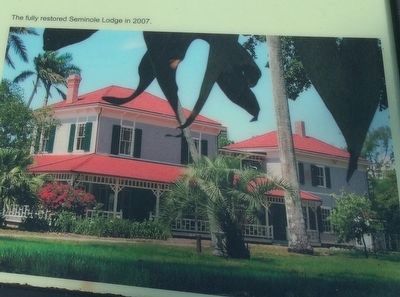 The fully restored Seminole Lodge in 2007 image. Click for full size.