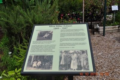 Mina Miller Edison Marker image. Click for full size.