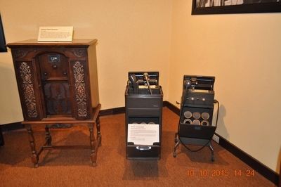 Edison Radio Receiver and Voicewriters image. Click for full size.