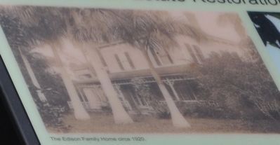 The Edison Family Home circa 1920 image. Click for full size.