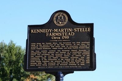 Kennedy-Martin-Stelle Farmstead Marker image. Click for full size.