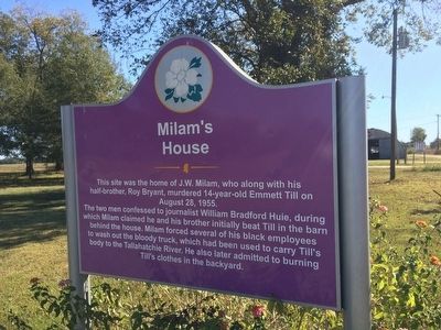 Milam's House Marker image. Click for full size.