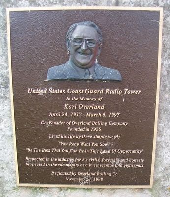 Karl Overland Marker. Click for full size. Karl Overland Marker image. Click for full size.