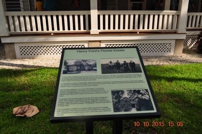 Henry Ford's Florida Estate Marker image. Click for full size.