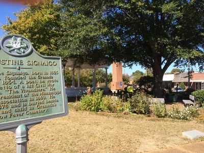 Marker in Downtown Square. Click for full size. Marker in Downtown Square image. Click for full size.