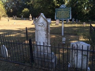 Grave markers of Signaigo family in the Yellow Fever Cemetery. image. Click for full size.