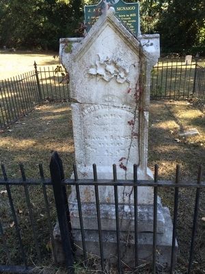 J. Augustine Signaigo grave marker. image. Click for full size.