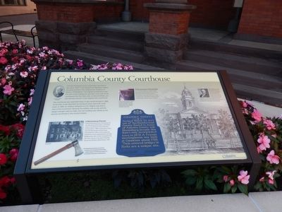 Columbia County Courthouse Marker image. Click for full size.