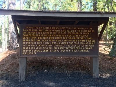 Reasons for Confederate Forts on nearby sign. image. Click for full size.