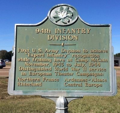 94th Infantry Division Marker image. Click for full size.