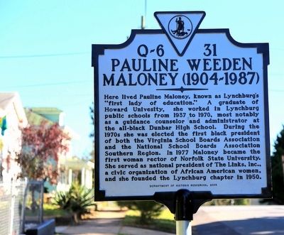 Pauline Weeden Maloney Marker image. Click for full size.