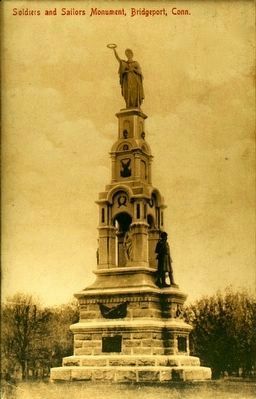 <i>Soldiers and Sailors Monument, Bridgeport, Conn.</i> image. Click for full size.