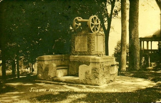 <i>Soldiers' Monument, Sharon, Conn.</i>. Click for full size. <i>Soldiers' Monument, Sharon, Conn.</i> image. Click for full size.