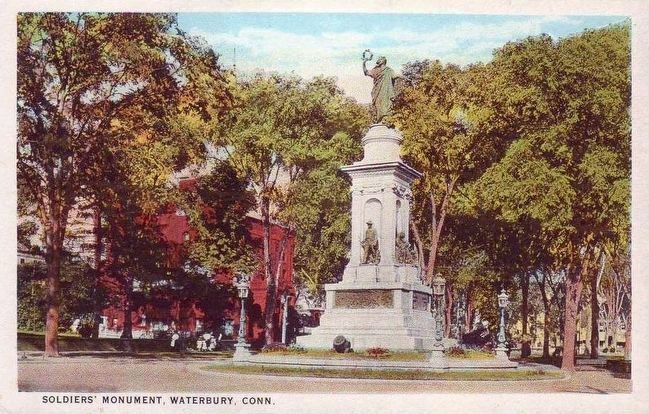<i>Soldiers' Monument, Waterbury, Conn.</i> image. Click for full size.