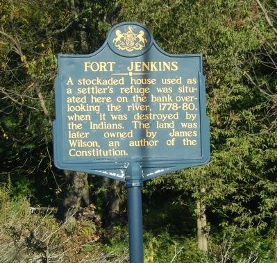 Fort Jenkins Marker image. Click for full size.