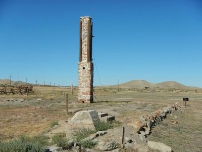 Fort Fred Steele after 1886 Marker. Click for full size. Fort Fred Steele after 1886 Marker image. Click for full size.