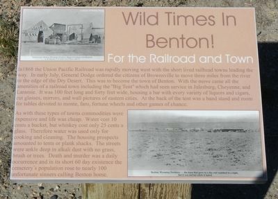 Wild Times In Benton! Marker image. Click for full size.