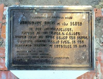 Legendary Home of the Blues Plaque image. Click for full size.