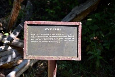 Cole Creek Interpretive Sign image. Click for full size.