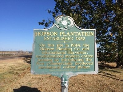 Hopson Plantation Marker image. Click for full size.