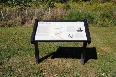 The East Woods Marker. Click for full size. The East Woods Marker image. Click for full size.