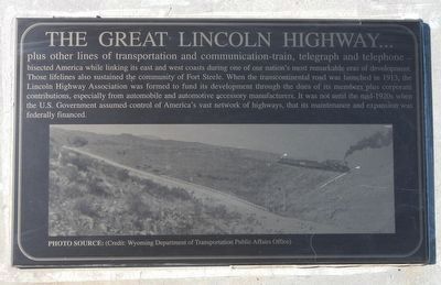 The Great Lincoln Highway... Marker. Click for full size. The Great Lincoln Highway... Marker image. Click for full size.