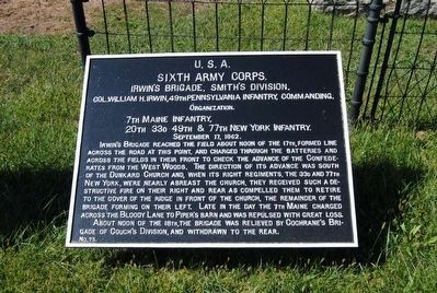 Sixth Army Corps Marker. Click for full size. Sixth Army Corps Marker image. Click for full size.