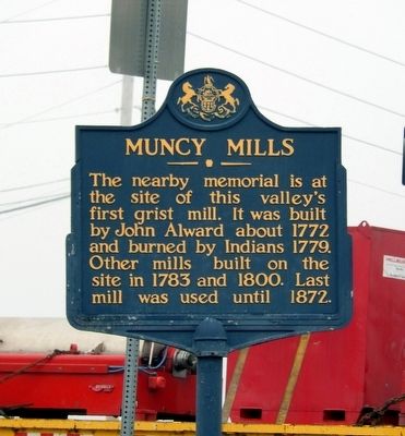 Muncy Mills Marker image. Click for full size.