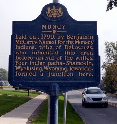 Muncy Marker. Click for full size. Muncy Marker image. Click for full size.