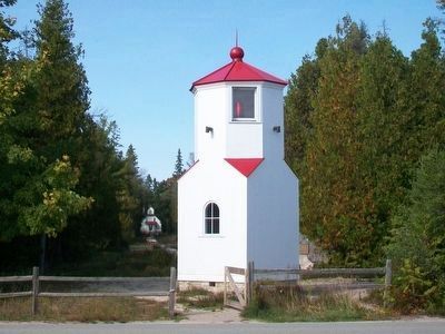 Baileys Harbor Lower Range Light. Click for full size. Baileys Harbor Lower Range Light image. Click for full size.