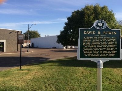 View of marker south on Sharpe Street.. Click for full size. View of marker south on Sharpe Street. image. Click for full size.